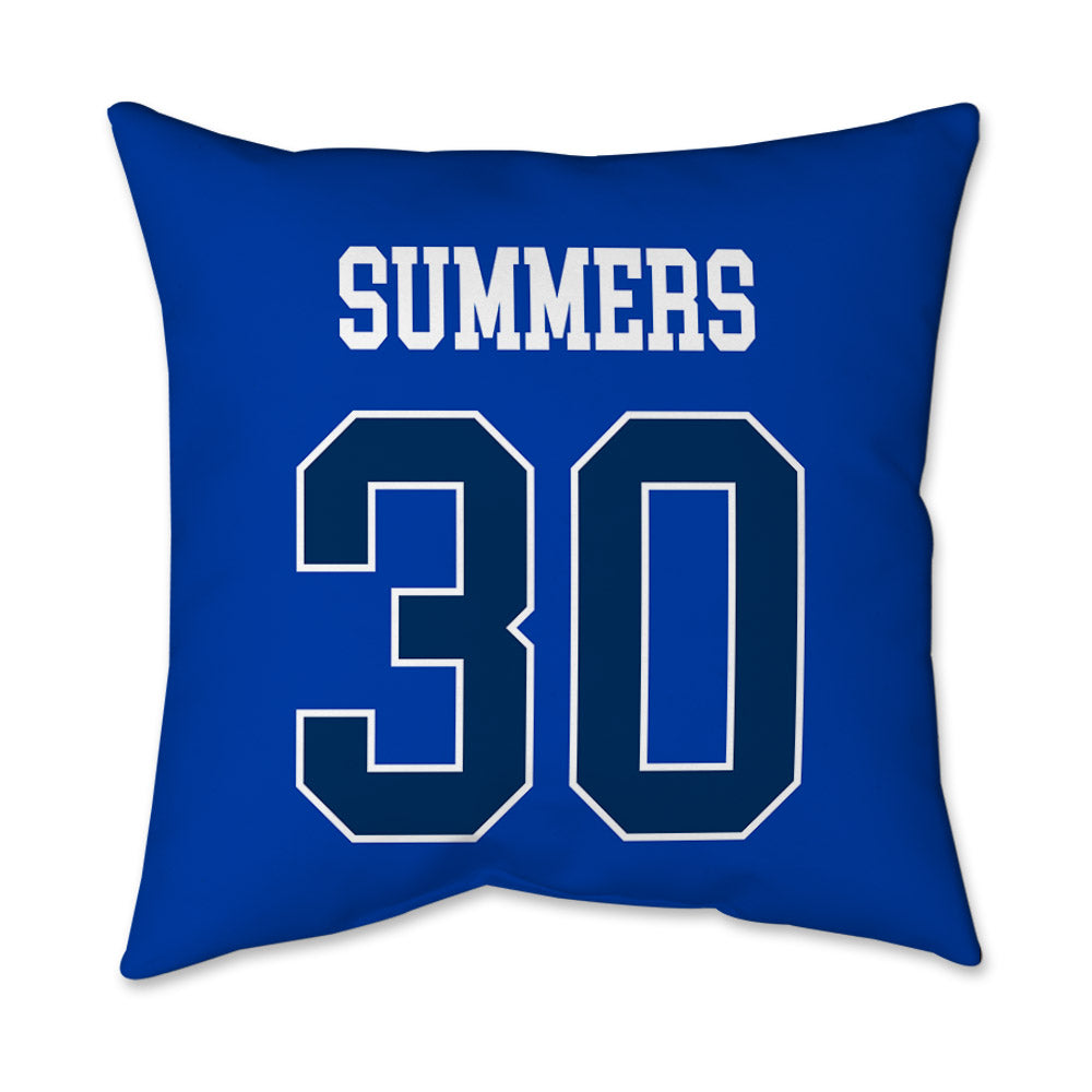 BYU - NCAA Women's Soccer : Mattyn Summers - Graphic Pillow 16x16-1