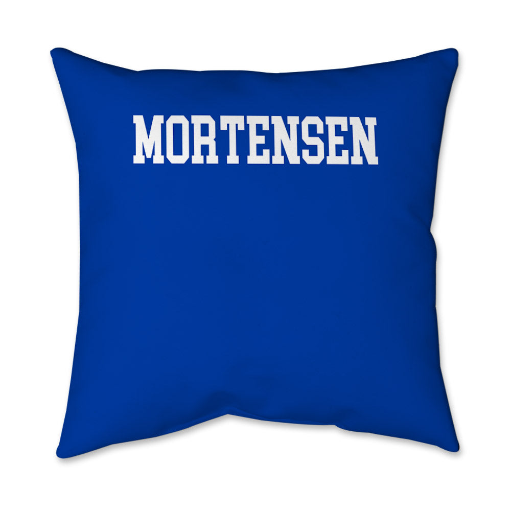 BYU - NCAA Men's Cross Country : Dalton Mortensen - Graphic Pillow 16x16-1