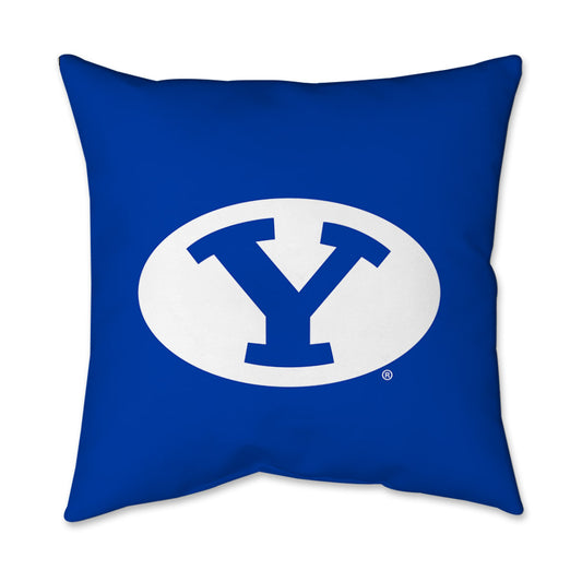 BYU - NCAA Football : Luke Toomalatai - Graphic Pillow 16x16-0