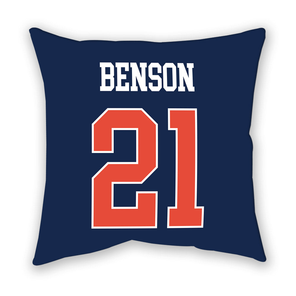 Illinois - NCAA Women's Basketball : Naomi Benson - Pillow-1