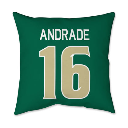USF - NCAA Women's Volleyball : Maria Clara Andrade - Graphic Pillow 16x16-1