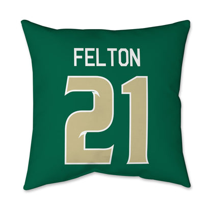 USF - NCAA Women's Soccer : Macy Felton - Graphic Pillow 16x16-1
