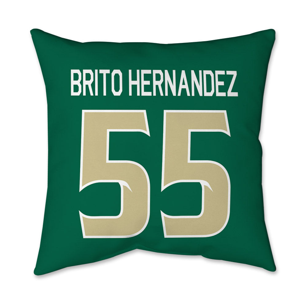 USF - NCAA Women's Basketball : Carla Brito Hernandez - Graphic Pillow 16x16-1