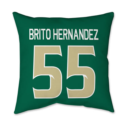 USF - NCAA Women's Basketball : Carla Brito Hernandez - Graphic Pillow 16x16-1