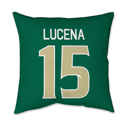 USF - NCAA Beach Volleyball : Raissa Lucena - Graphic Pillow 16x16-1
