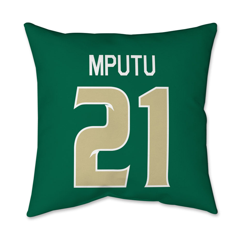 USF - NCAA Women's Basketball : Lor Mputu - Graphic Pillow 16x16-1