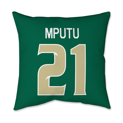 USF - NCAA Women's Basketball : Lor Mputu - Graphic Pillow 16x16-1