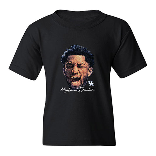 Kentucky - NCAA Men's Basketball : Mouhamed Dioubate - Game Face Youth T-Shirt-0