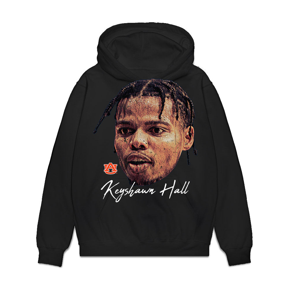 Auburn - NCAA Men's Basketball : Keyshawn Hall - Game Face Premium Hooded Sweatshirt-0