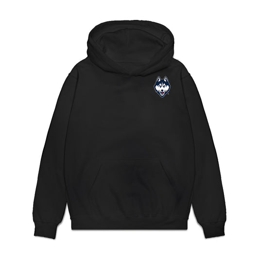 UConn - NCAA Men's Basketball : Silas Demary Jr - Game Face Premium Hooded Sweatshirt-0