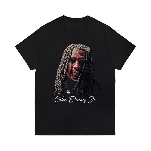 UConn - NCAA Men's Basketball : Silas Demary Jr - Game Face Comfort Colors T-Shirt-0