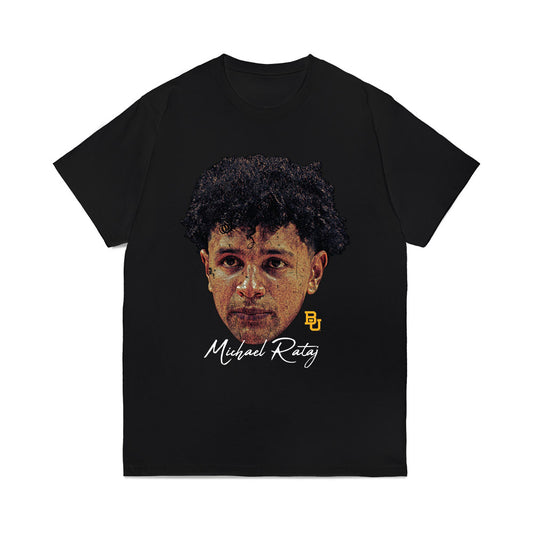 Baylor - NCAA Men's Basketball : Michael Rataj - Game Face Comfort Colors T-Shirt-0