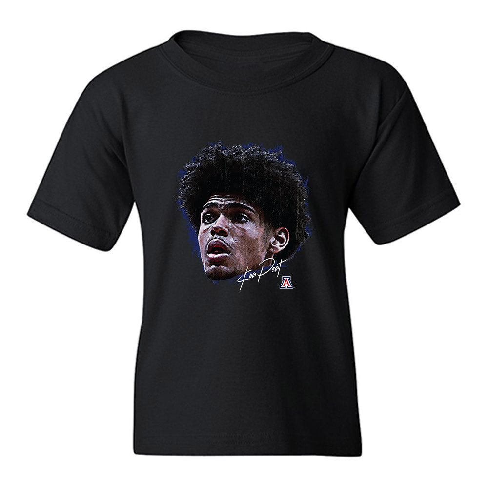 Arizona - NCAA Men's Basketball : Koa Peat - Game Face Youth T-Shirt-0