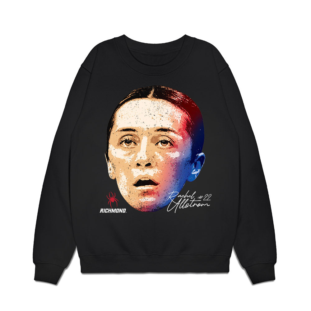 Richmond - NCAA Women's Basketball : Rachel Ullstrom - Game Face Premium Crewneck Sweatshirt-0