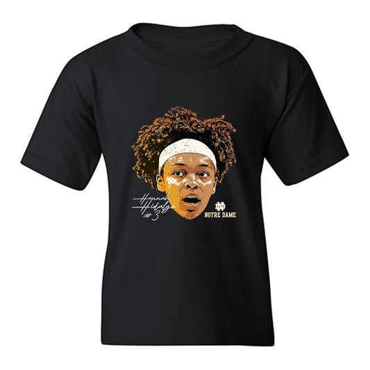 Notre Dame - NCAA Women's Basketball : Hannah Hidalgo - Game Face Youth T-Shirt-0