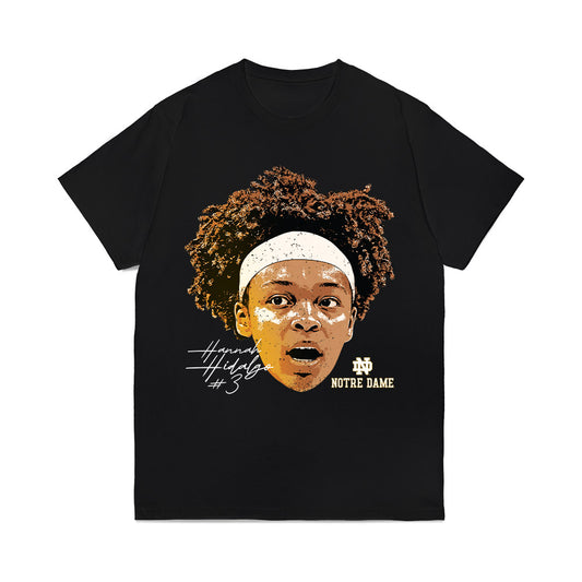 Notre Dame - NCAA Women's Basketball : Hannah Hidalgo - Game Face Comfort Colors T-Shirt-0