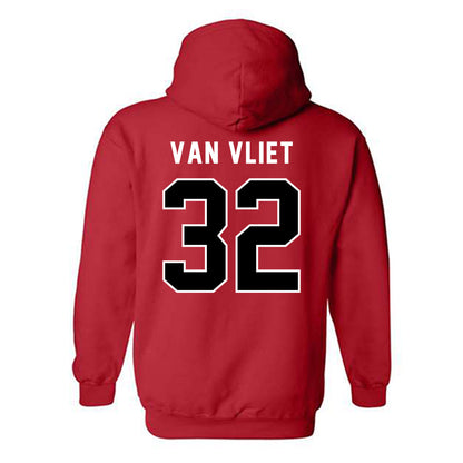 Fairfield - NCAA Women's Basketball : Milou van Vliet - Hooded Sweatshirt-1