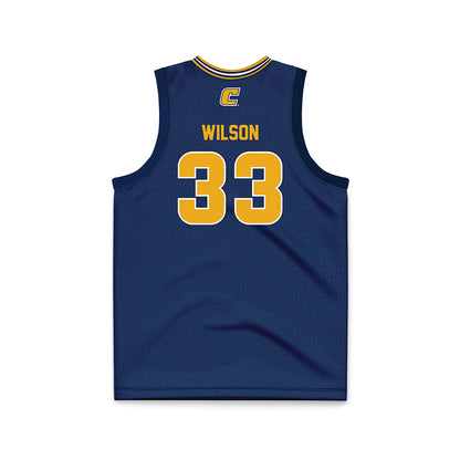 UTC - NCAA Women's Basketball : Kameran Wilson - Navy Basketball Jersey-1