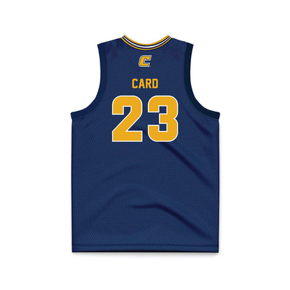 UTC - NCAA Women's Basketball : Ava Card - Navy Basketball Jersey-1