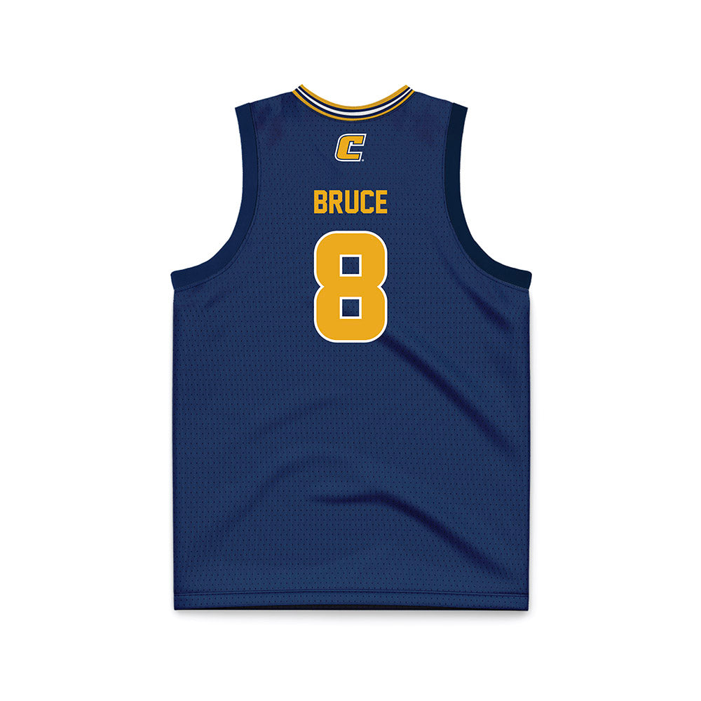 UTC - NCAA Women's Basketball : Evie Bruce - Navy Basketball Jersey-1