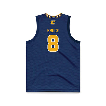 UTC - NCAA Women's Basketball : Evie Bruce - Navy Basketball Jersey-1
