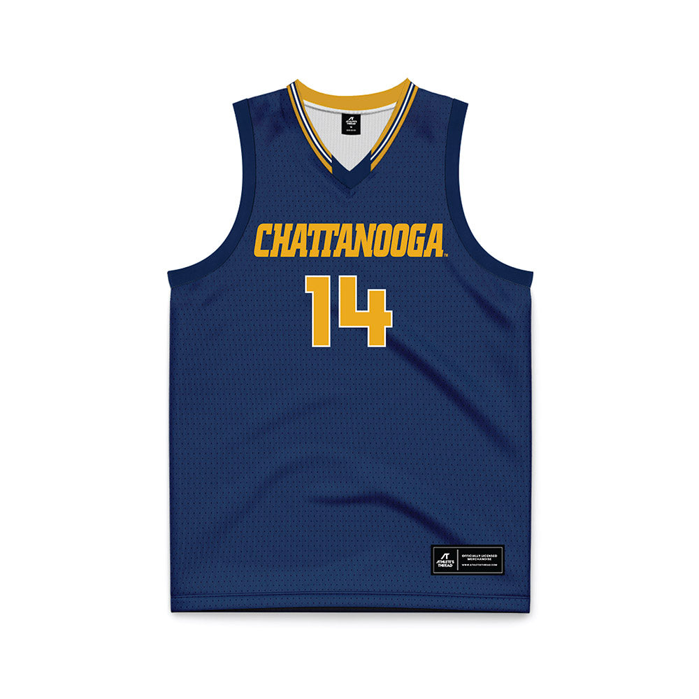 UTC - NCAA Women's Basketball : Izzy McPherson - Navy Basketball Jersey-0