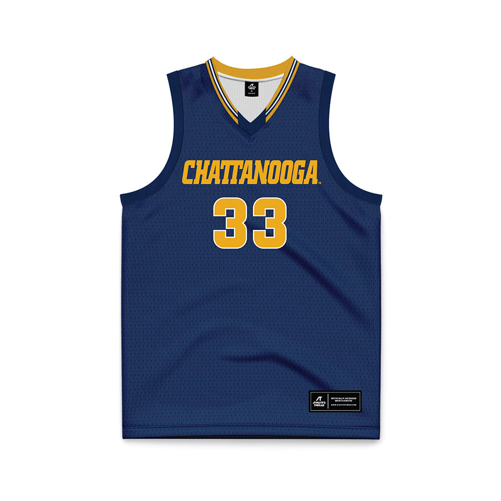 UTC - NCAA Women's Basketball : Kameran Wilson - Navy Basketball Jersey-0