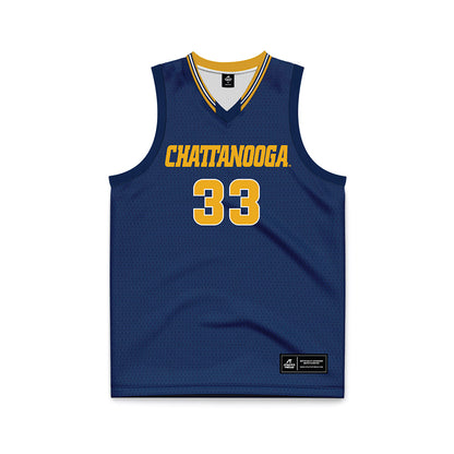 UTC - NCAA Women's Basketball : Kameran Wilson - Navy Basketball Jersey-0