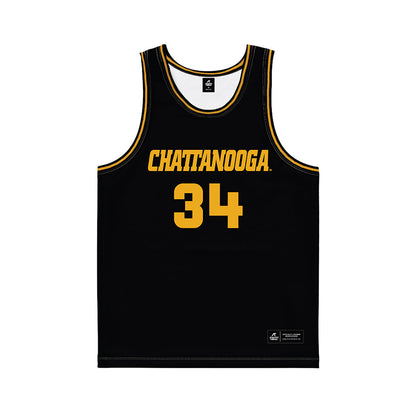 UTC - NCAA Women's Basketball : Kalifa Ford - Black Basketball Jersey-0