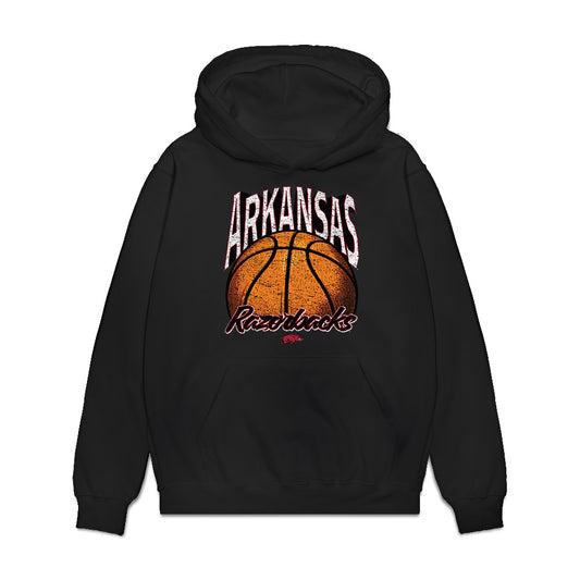 Arkansas - NCAA Women's Basketball : Jada Bates - Vintage Shersey Premium Hooded Sweatshirt-0