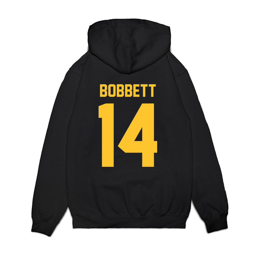 LSU - NCAA Men's Basketball : Jaden Bobbett - Vintage Shersey Premium Hooded Sweatshirt-1