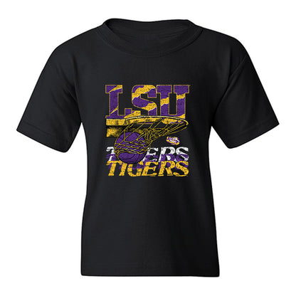 LSU - NCAA Women's Basketball : Izzy Besselman - Vintage Shersey Youth T-Shirt-0