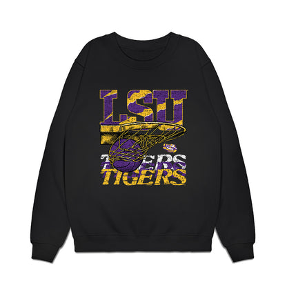 LSU - NCAA Women's Basketball : Divine Bourrage - Vintage Shersey Premium Crewneck Sweatshirt-0