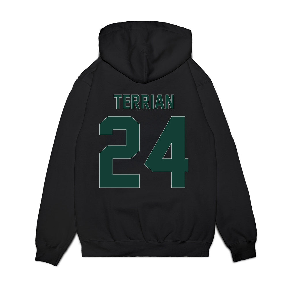 Michigan State - NCAA Women's Basketball : Amy Terrian - Vintage Shersey Premium Hooded Sweatshirt-1