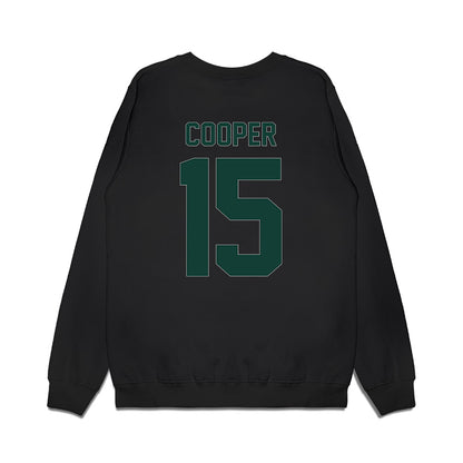 Michigan State - NCAA Men's Basketball : Carson Cooper - Vintage Shersey Premium Crewneck Sweatshirt-1