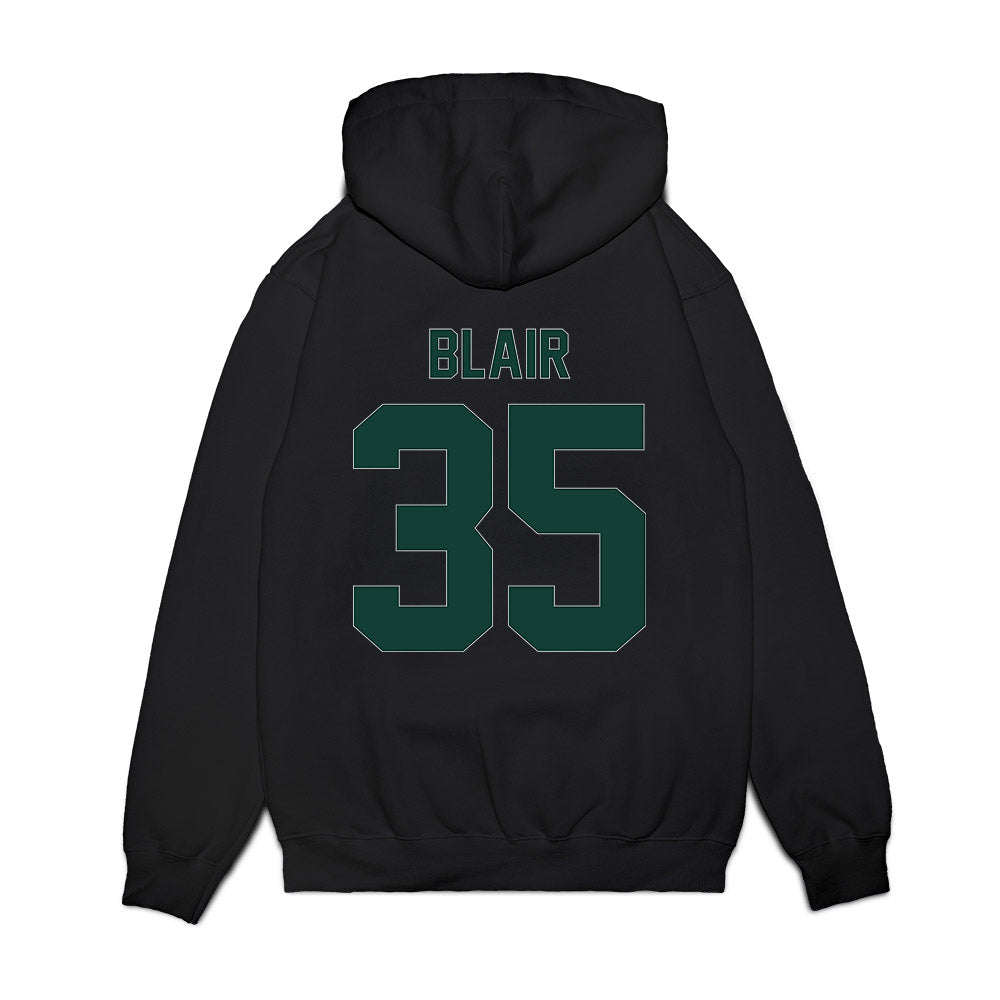 Michigan State - NCAA Women's Basketball : Kennedy Blair - Vintage Shersey Premium Hooded Sweatshirt-1