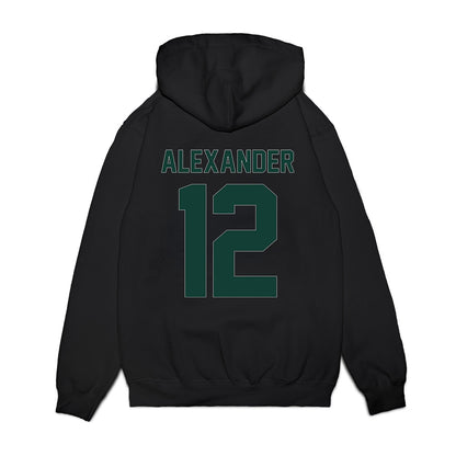Michigan State - NCAA Women's Basketball : Isa Alexander - Vintage Shersey Premium Hooded Sweatshirt-1