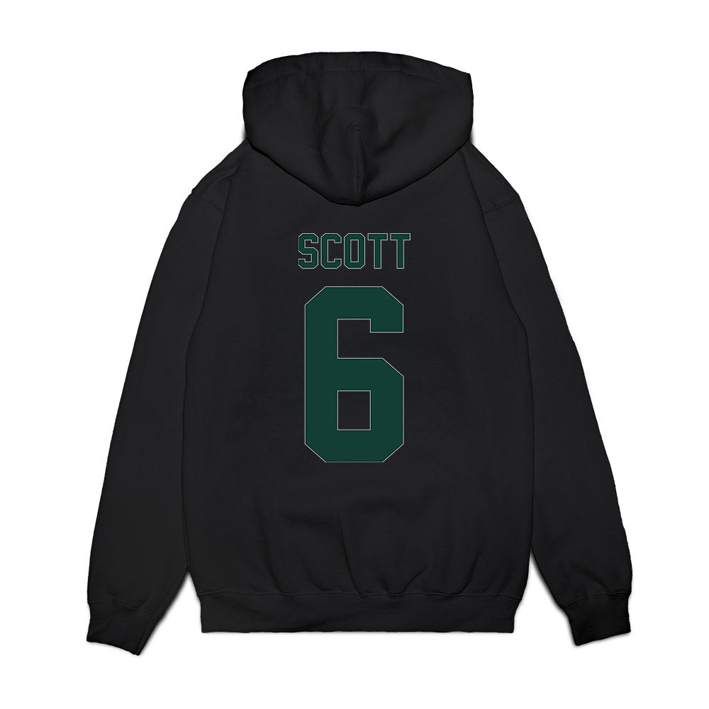 Michigan State - NCAA Men's Basketball : Jordan Scott - Vintage Shersey Premium Hooded Sweatshirt-1