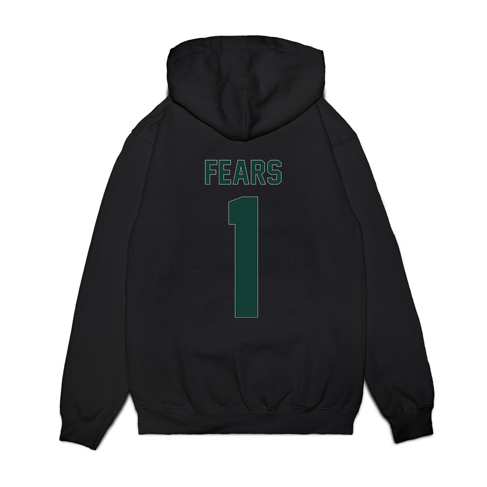 Michigan State - NCAA Men's Basketball : Jeremy Fears - Vintage Shersey Premium Hooded Sweatshirt-1