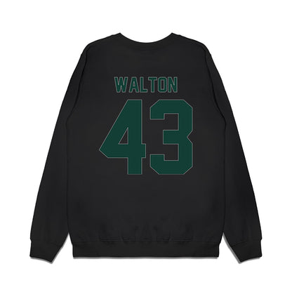Michigan State - NCAA Men's Basketball : Colin Walton - Vintage Shersey Premium Crewneck Sweatshirt-1