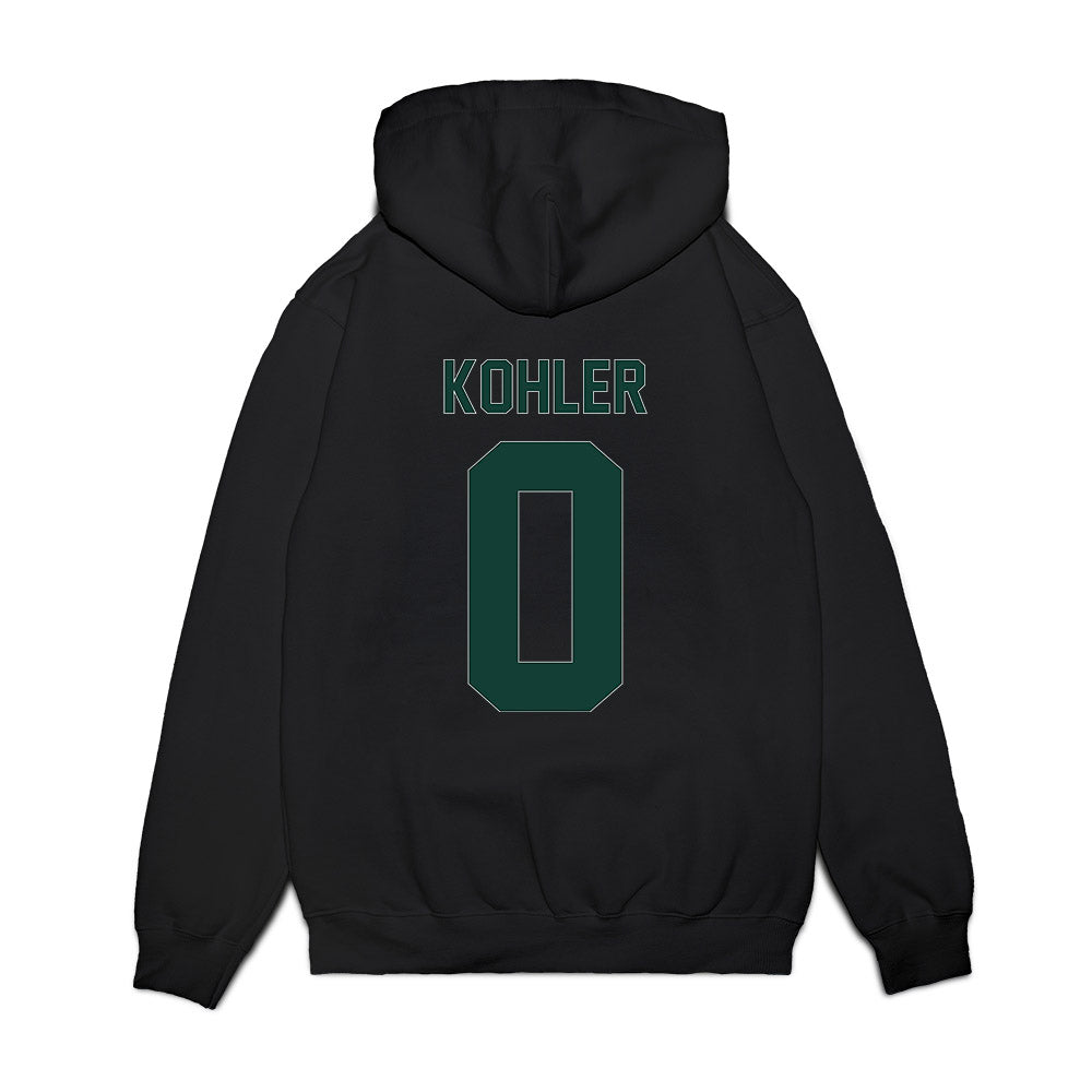 Michigan State - NCAA Men's Basketball : Jaxon Kohler - Vintage Shersey Premium Hooded Sweatshirt-1