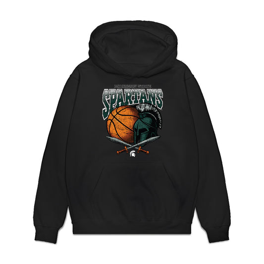 Michigan State - NCAA Men's Basketball : Cam Ward - Vintage Shersey Premium Hooded Sweatshirt-0