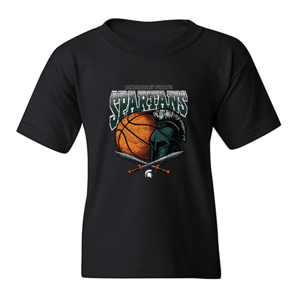 Michigan State - NCAA Women's Basketball : Ines Sotelo - Vintage Shersey Youth T-Shirt-0