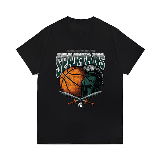 Michigan State - NCAA Women's Basketball : Sara Sambolic - Vintage Shersey Comfort Colors T-Shirt-0