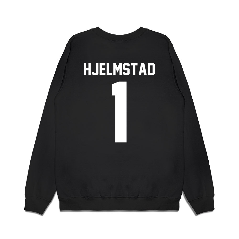 Utah - NCAA Women's Basketball : Avery Hjelmstad - Vintage Shersey Premium Crewneck Sweatshirt-1