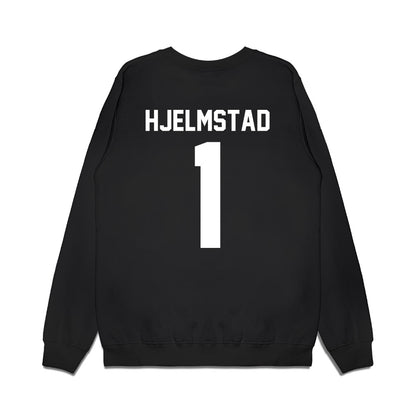 Utah - NCAA Women's Basketball : Avery Hjelmstad - Vintage Shersey Premium Crewneck Sweatshirt-1