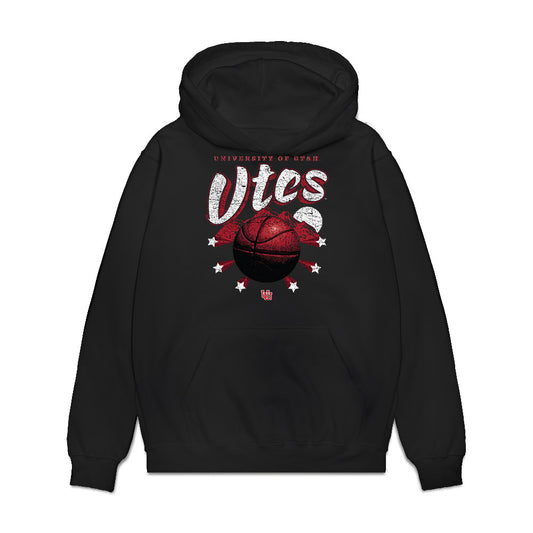 Utah - NCAA Men's Basketball : Alvin Jackson - Vintage Shersey Premium Hooded Sweatshirt-0