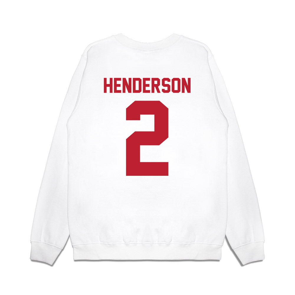 Georgia - NCAA Women's Basketball : Savannah Henderson - Vintage Shersey Premium Crewneck Sweatshirt-1