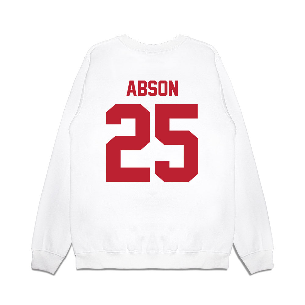 Georgia - NCAA Men's Basketball : Justin Abson - Vintage Shersey Premium Crewneck Sweatshirt-1