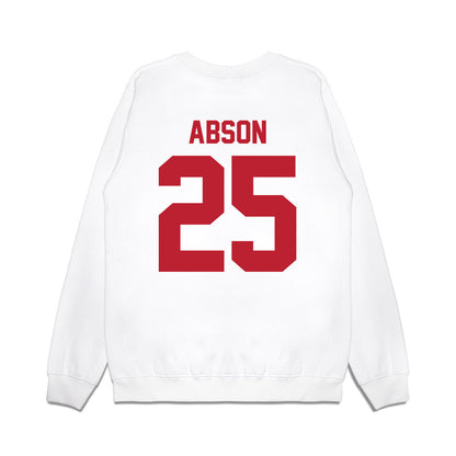Georgia - NCAA Men's Basketball : Justin Abson - Vintage Shersey Premium Crewneck Sweatshirt-1
